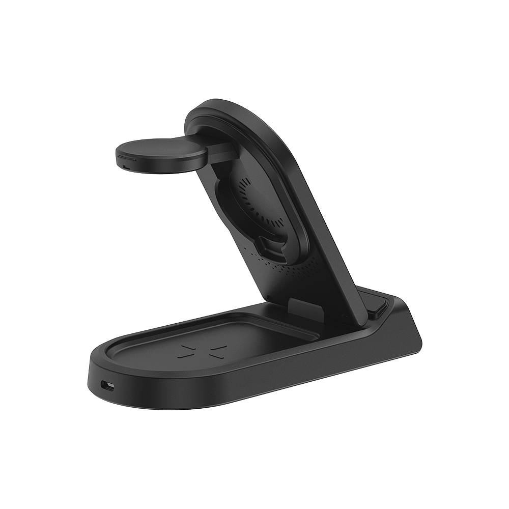 The swanscout 702G acts as a modern Samsung charging station clock, perfect for nightstands or desktops.