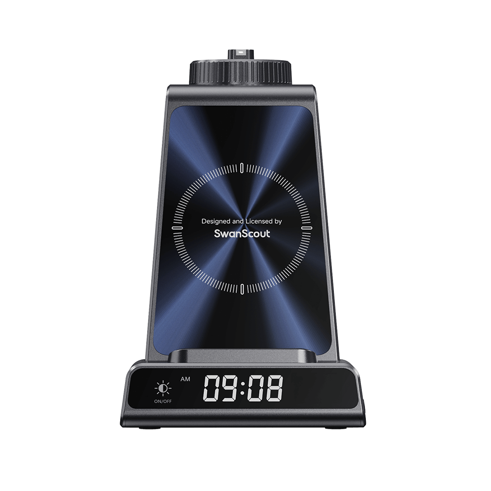 SwanScout C01GM - 3 in 1 Wireless Charging Station for Garmin Watch