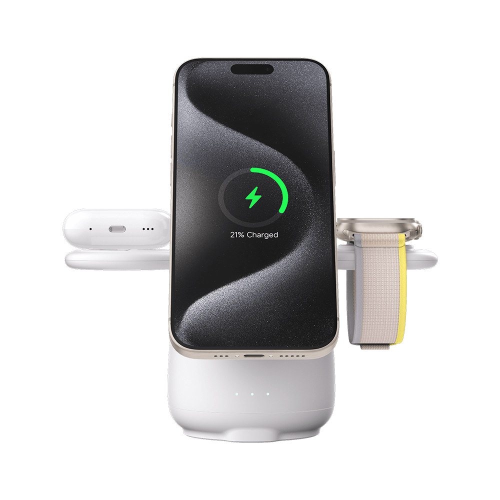 Designed for Apple fans, the swanscout 707M delivers stable MagSafe charging for the iPhone 15 and Apple Watch Ultra 2.