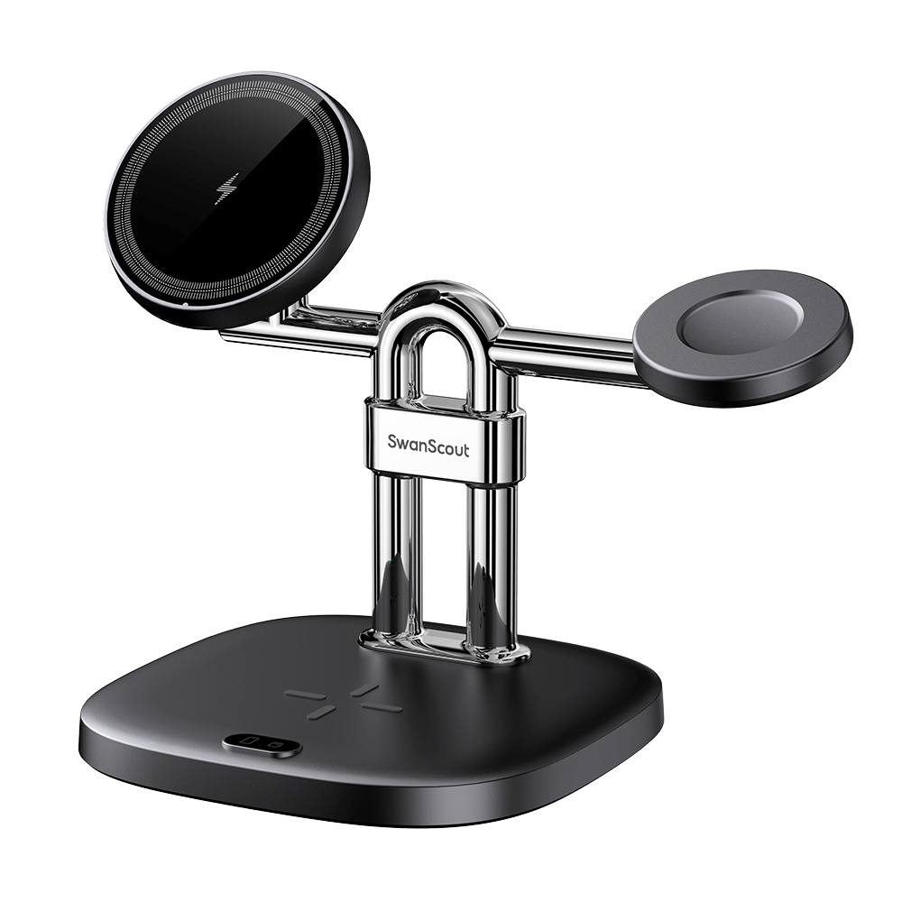 SwanScout 712SM - 三合一磁吸无线充电站(适用于三星)