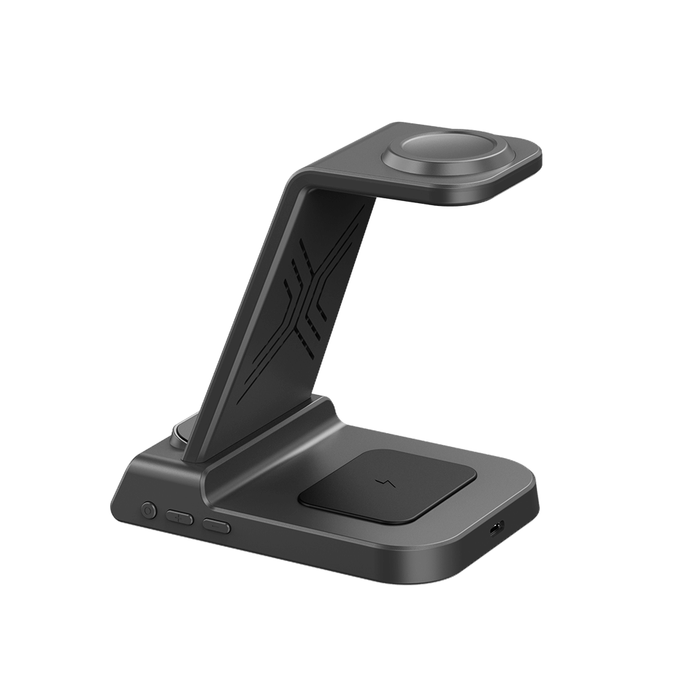 SwanScout C01 3-in-1 wireless charging stand for Samsung with fire-resistant design and cooling vents