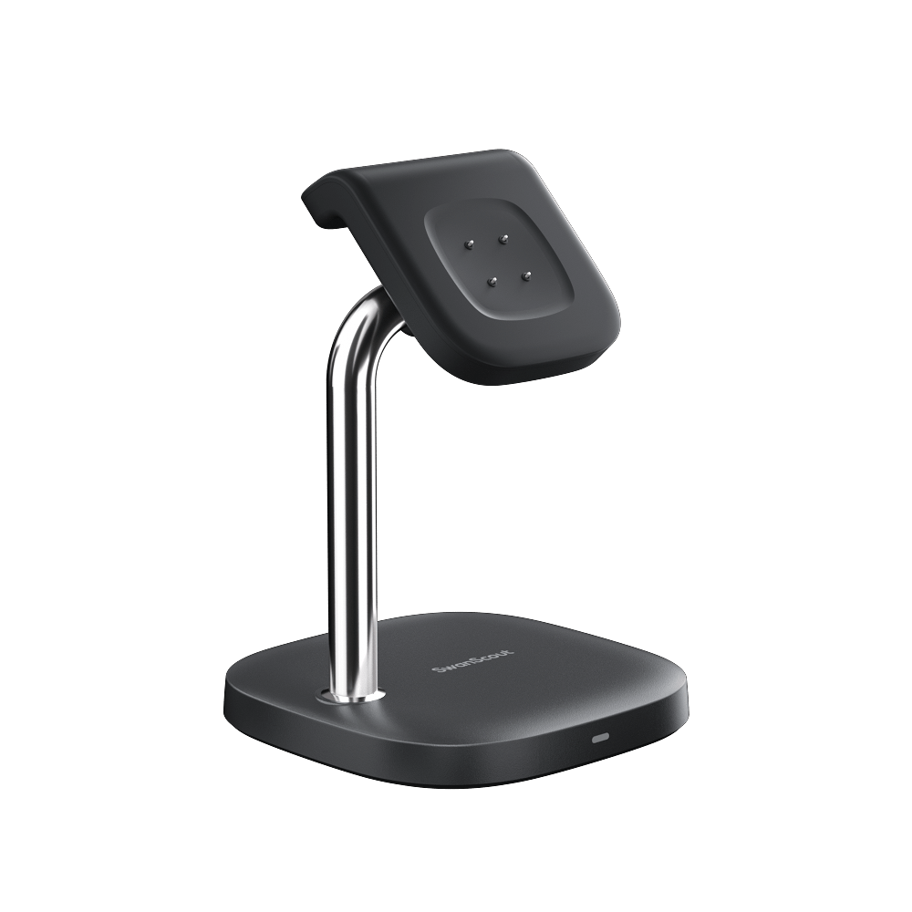 The SwanScout 505FB provides charging support for Fitbit Sense, ideal for both bedside and desktop charging stations.