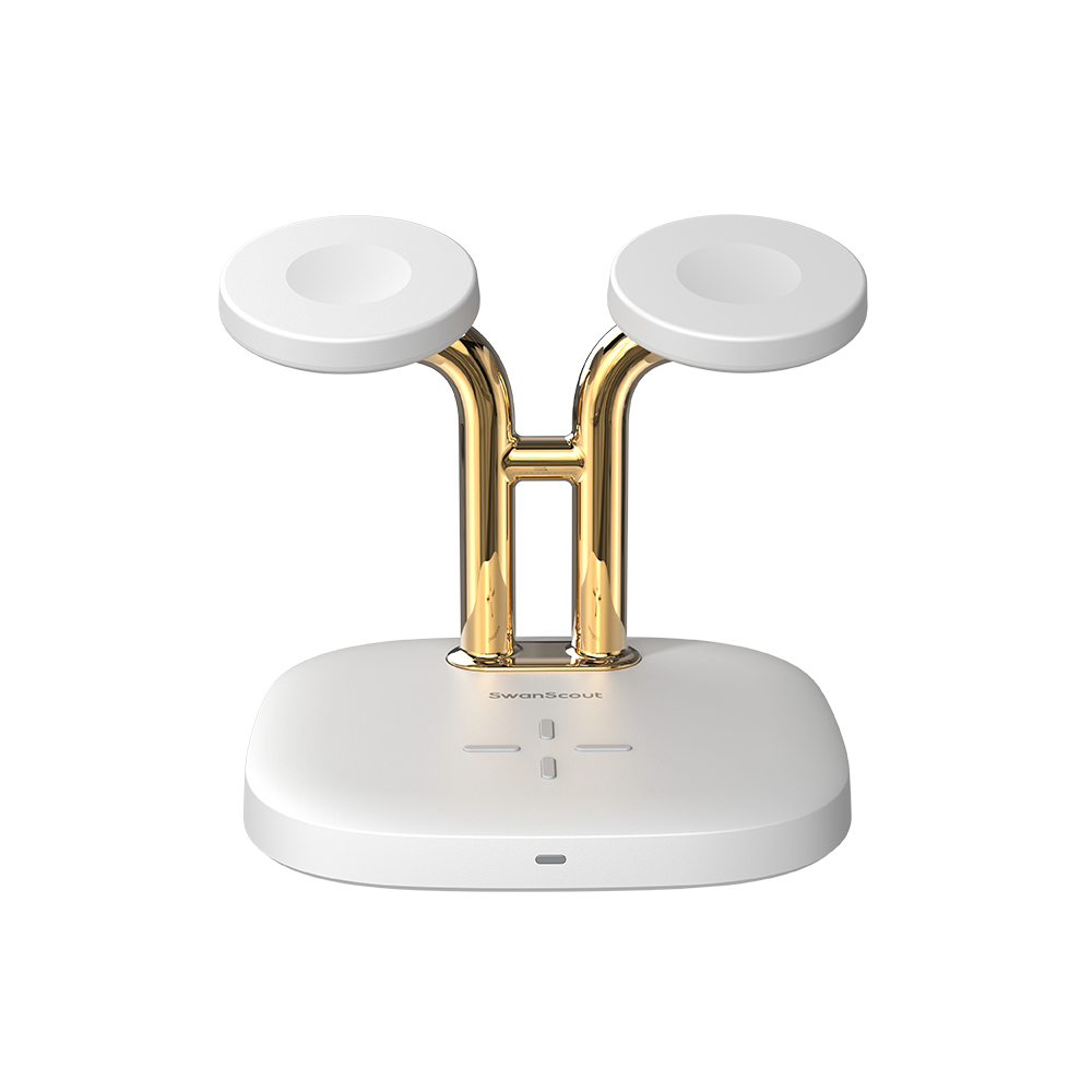 Compact and efficient, the SwanScout 704A supports all current Apple Watch chargers with secure wireless connectivity.