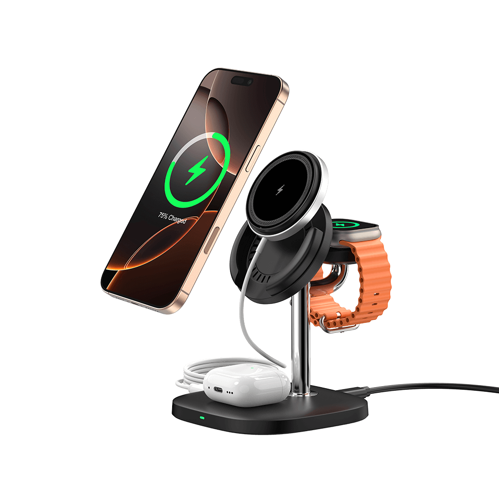 SwanScout 711M - 3 in 1 Charging Station for Apple Devices