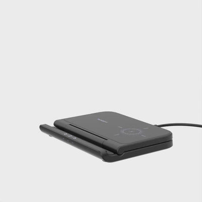 SwanScout 705G丨Foldable & Portable 3-in-1 Wireless Charger for Google Products features a three-coil design, specially crafted for charging Google FOLD series phones. This powerful charger can handle multiple devices simultaneously and is both foldable and portable for maximum convenience.
