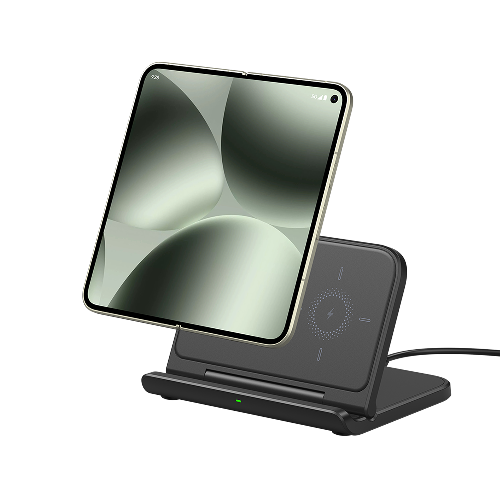 SwanScout 503G wireless charger for Google Pixel Fold, seamless tri-coil charging for unfolded foldable phones, ultra-light and pocket-ready for travel