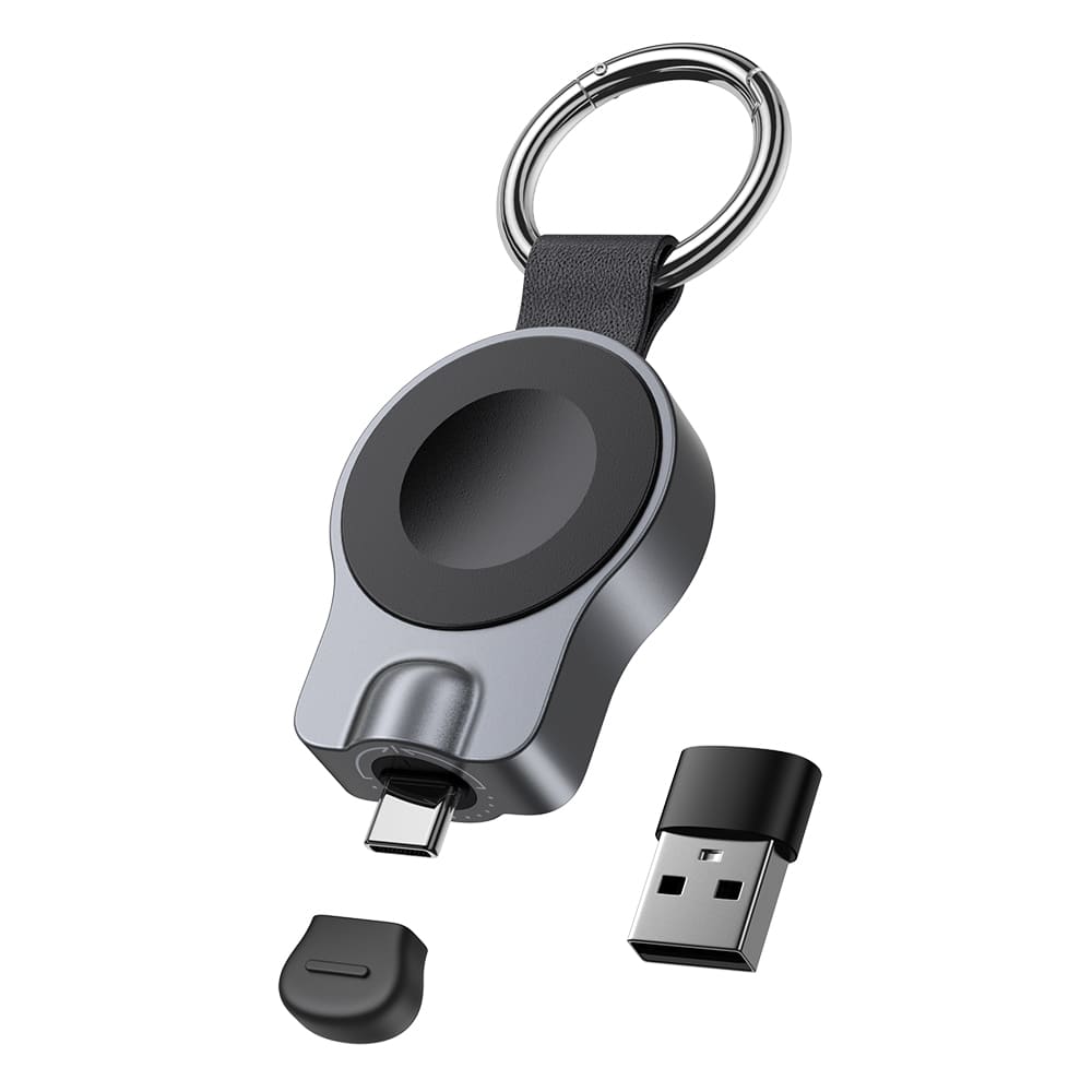 SwanScout 510A – Tragbares Schnellladegerät für die Apple Watch mit drehbarem USB-C-Design