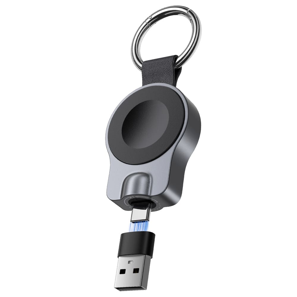SwanScout 510A – Tragbares Schnellladegerät für die Apple Watch mit drehbarem USB-C-Design